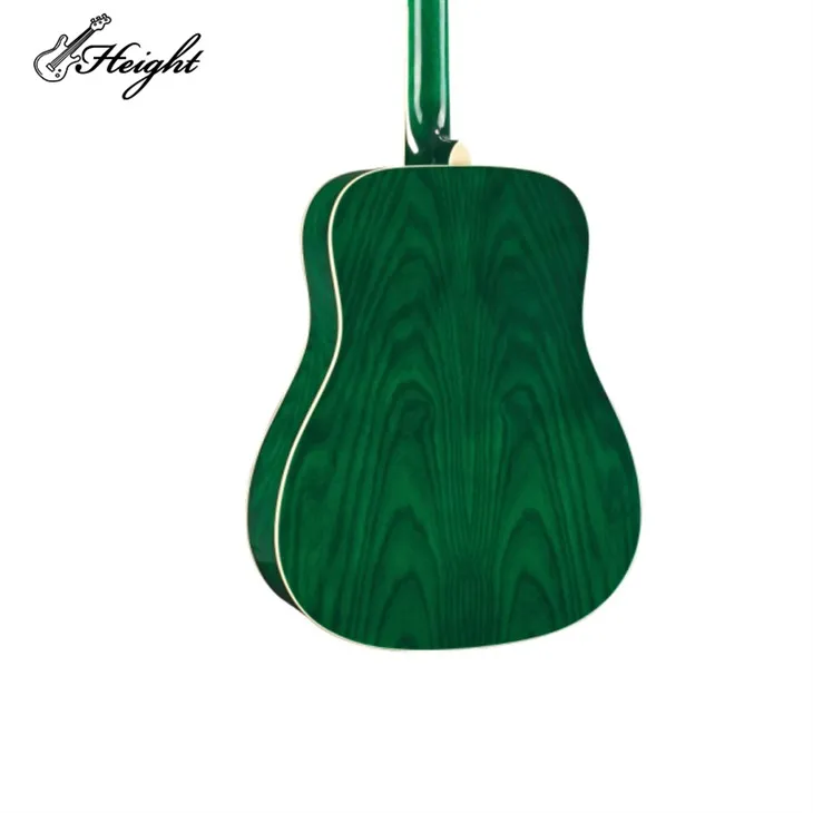 Green Ash Wood Good Cheap Acoustic Guitar