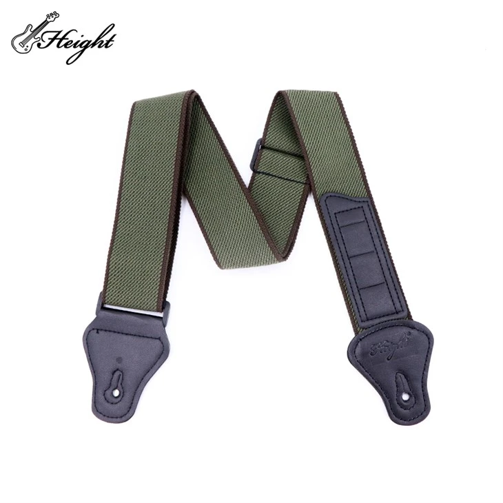 Cotton And Pu Leather Customized Guitar Strap For Guitar Ukulele Electric Guitar