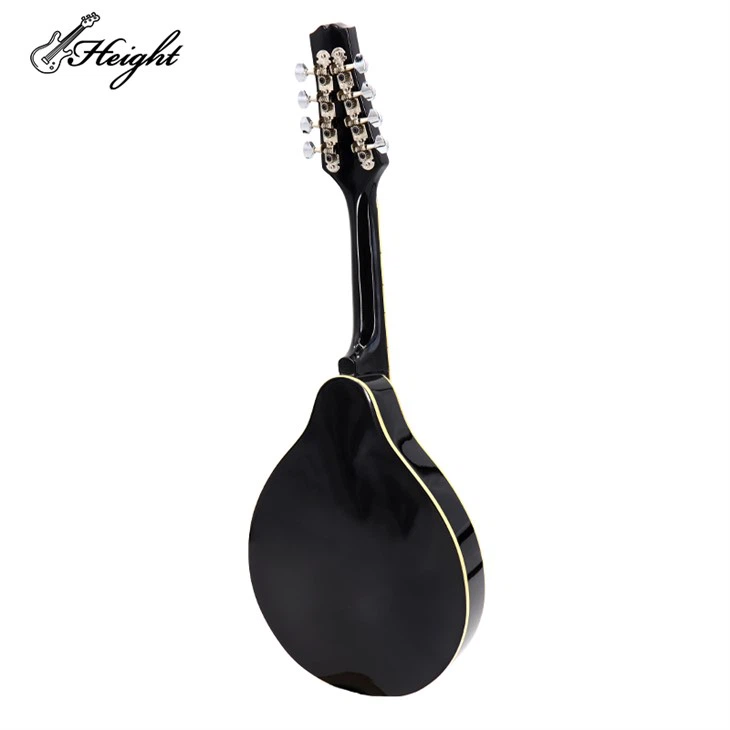 HTMD03-BK Solid Spruce Wood 6 Strings Mandolin