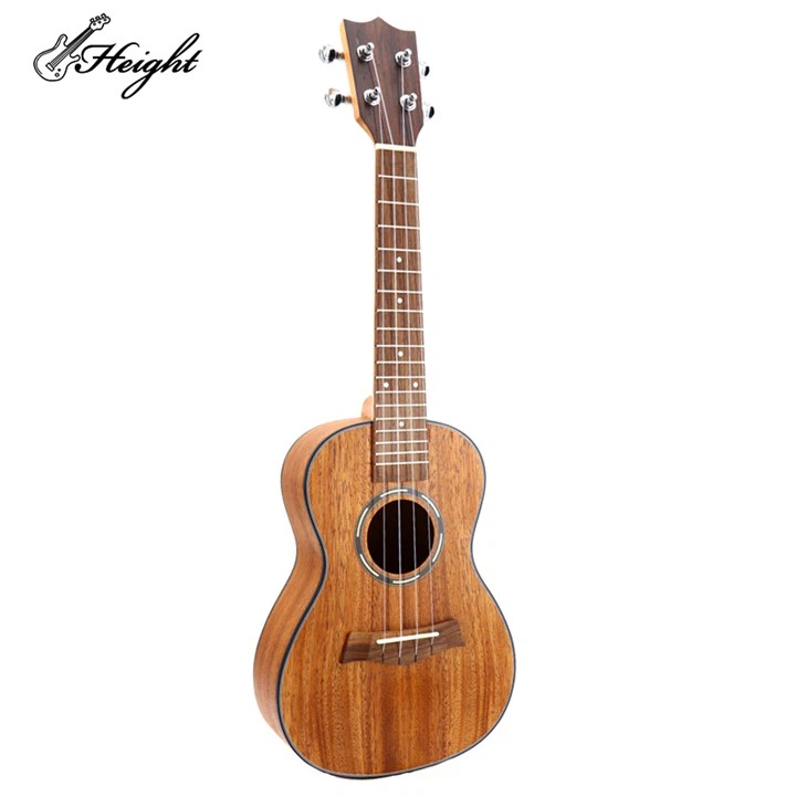 Solid Mahogany Wood Glossy Ukulele 23 Inch